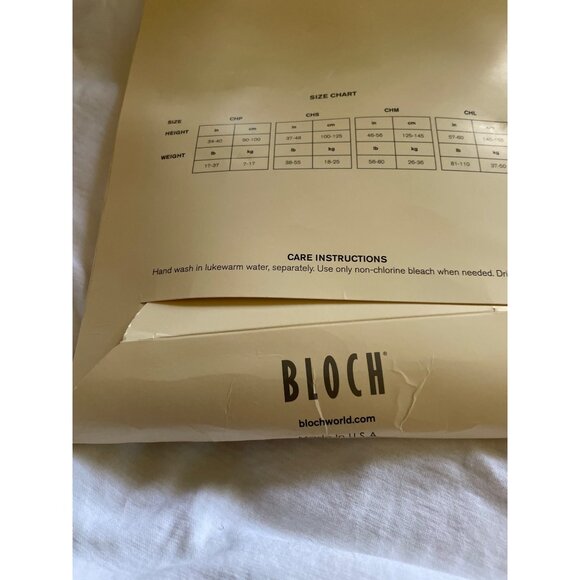 Bloch Endura Footless Tights For Children L.Tan CHM 88% Nylon 12% Spandex - Picture 6 of 12